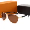 Markendesign Luxus Sonnenbrillen für Herren 5Colors Mode Classic UV400 Hohe Qualität Sommer Outdoor Driving Beach Freizeit