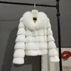 Pelliccia da donna finta caduta nera Donne inverno erba artificiale Lady cappotto sciolto di bellezza overcide peluche giacca top di lusso