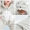 Born Baby Rompertjes Kigurumi Jongen Meisjes Pyjama Dier Cartoon Romper Pyjama Met Capuchon Leeuw Aap Kostuums Peuter Cosplay Kleding 21082942019