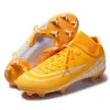 Men Football Boots Breathable Professional Soccer Shoes Playing Field Tf/fg Cleats Adult Kids Sneakers Selling in 2021