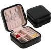 Reizen Sieraden Dozen Organizer PU Lederen Display Opslag Case Ketting Oorbellen Ringen Sieraden Houder Geschenkdoos SN2524