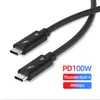 USB C do Thunder 4 3 Kable Typec USB4 PD 100W 40Gbps Transfer danych Kabel USB-C
