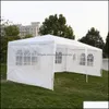 Ombra Giardino Edifici Patio Prato Casa All'aperto 3x9 M Baldacchino Festa Matrimonio Tenda Gazebo Padiglione Catering Eventi Parete laterale Drop Deliver2425491