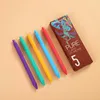 Penne gel 0,5 mm KACO Colore scuro Penna a clip semplice Modellazione creativa Liscio Neutro Materiale scolastico Kawaii Stile cinese