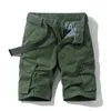 Heren Shorts 2021 Mannen Zomer Tactische Katoen Cargo Streetwear Pockets Casual Fashion Losse Camouflage 28-38