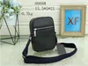 Mens Black Briefcases Designer Nylon Shoulder Bags Fashion Crossbody Messenger Bag Medium Size Men Brief Cases 8008# 15.5x5