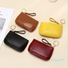 Wallets Women Small Change Bags First Layer Cow Leather Girls Lady Coin Purses Vintage Pouch Credit Card Money Bags