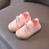 Maille respirante bébé garçons filles chaussures décontractées à enfiler léger Anti-collision chaussures pour tout-petits enfants baskets T21N08LS-25 G1025