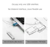 2 in 1 External Sound Cards USB Type-c to 3.5mm Jack 7.1 Channel 3D Audio Headset Microphone Adapter for Computer