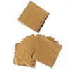 500Pcs Golden Aluminum Foil Candy Chocolate Cookie Wrapping Tin Paper Party DIY Metal Embossing Gift Packaging Craft Paper