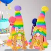 Weihnachtsdekorationen Regenbogenzwerg Plüsch Gesichtslose Puppe Schwedische Tomte Skandinavische Elfe Zuhause Wohnzimmer Tier Tablett Dekor LGBT Geschenk PHJK2110