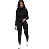 Two Piece Dress Set Tracksuit Woman 2021 Roupas Femininas Solid Hoodie Top + Pant Track Suit Women Trainingspak Vronwen Womens Clothes