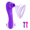 Sucer le clitoris avec un gode vibrateur pour les femmes Plug Anal Vagin Stimuler Masturbateur féminin Jouets sexuels pour les femmes Y201118