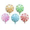12pcs set Colorful Candy Foil Balloons Set Round Lollipop Foil Balloon for Birthday Wedding Party Decoration