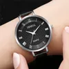 Wristwatches 2022 Ladies Watches Fashion Casual Women Geneva Pink Leather Band Quartz Watch Small Bayan Kol Saati