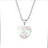 Älskar dig mamma halsband gratis kramar glas hjärtform smycken hängen för kvinnor barn mor dag gåva