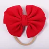 Akcesoria Girls Bow Baby Hair Opaska 17 Kolory Turban Solid Color Elastyczność Moda Dzieci Hairbow Boutique Bow-Knot Hairband