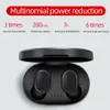 A6S trådlösa hörlurar SPORTS EARBUDS Bluetooth 5.0 TWS Headsets Buller Avbryta Mic för Huawei Samsung Headphone med Retail Box Hög kvalitet