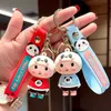 Creative Cute Pig Doll Keychain Cartoon Classic Music Panda Animal Key Chian Holder for Women Bag Pendant Gift Car Keyring G1019