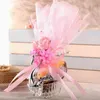 12 pcs European Styles Acrylic Silver Elegant Swan Candy Box Wedding Gift Favor Party Chocolate Boxes + Full Accessory 210724