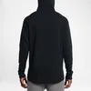 Yeni Sonbahar Kış Büyük Boyu Siyah Gri Erkekler Hoodie Spor Giyim Tech Tech Fleece Windrunner Moda Boş Zaman Spor Ceket Koşu Fitness Ceket