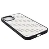 2D Sublimação Caixa de telefone em branco PC para iPhone 12 11 Pro Max XS XR XS Capa traseira Max com folha de alumínio