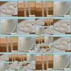 Beaded Necklaces & Pendants Jewelry 8-9Mm White Natural Pearl Necklace 18Inch Bridal Gift Choker Drop Delivery 2021 Gxsty
