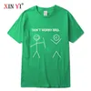 Xinyi Męska koszulka 100% bawełna wysokiej jakości Casual Funny Design Print Men T Shirt Dzianiny Męskie koszulki Koszulki Topy 210706