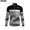 Kurtki wyścigowe Lairschdan Długie rękawowe koszulka rowerowa 2021 Ubrania rowerowe oddychanie odzieży