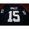 Chen37 Goodjob Men Youth women #15 White Navy Penn Grant Haley State Nittany Lionss Football Jersey size s-5XL or custom any name or number jersey