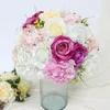 Couronnes de fleurs décoratives JAROWN boule de fleurs artificielles soie Rose hortensia demi-centres de table de mariage décor de bureau Flores Roma292x