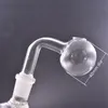 Pipe de brûleur d'huile en verre bubble de grande taille avec bol de joint femelle mâle de 10 mm 18 mm OD d'environ 40 mm de tuyaux de tabac Bubbler pour le crochettes Bong Catcher