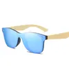 الفاخرة مصمم رجل نظارات ملونة الأزياء الاستقطاب نظارات الشمس للرجال الخيزران + إطار معدني مكافحة UV400 P20842