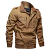 Herfst jas mannen business coat casual lading militaire multi-pocket lente s jassen mannelijke plus size 6XL 211214