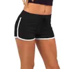 Toptan-ESPORTES Hızlı Kurutma İpli Kadın Koşu Koşu Şort Anti Boşaltılı Pamuk Kontrast Elastik Bel Correndo Spor Yoga 06