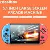 Portable Game Players X12 Pro Video Retro Consoles Portatil Handheld 2000 Games 51 Inch Screen Childrens GBA3619269