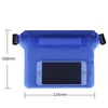 Taille Waterdichte Telefoon Tas Zomer Strand Boot Zwemmen Waterdicht PVC Running Touch Screen Mobiele Telefoon Pouch