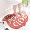 şeftali banyo mat