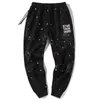 Pantaloni da uomo Taglie forti Harem Uomo Pantaloni sportivi casual Pantaloni a matita Sport Streetwear Stampa Cartoon Hip Hop Pizzo Cotone Lettera1