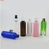 30 x Refillable plastikowy atomizer Fine Mist Spray Butelka Płynne Perfumy Makijaż Kosmetyczne Butelki 100ml Niebieski Czysty Biały Amber Pinkhigh Qualtit