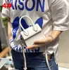 2021 Kvinnors Handväska Koreanska Edition Fashion Mini Cross-Slung Barnväska Student Solid Color Crystal Leather Shoulder Bag