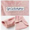 Atuendo vinter varm flanell sovkläder mantel för kvinnor mode kawaii rosa sammet hem kläder fritid atoff satin badrock 210924