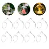Candle Holders 10Pcs Hanging Glass Holder Simple Stand Tea Light