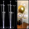 Décoration de fête 1/2set ballon arches ballons cerceau stand de mariage support balon colonne baby shower balons garland anniversaire déco