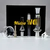 Nector Collectors Kit Dab Straw Mini Hand Pipes Water Pipe with Titanium Nail Glass Nector Collector Set 14mm 19mm Joint NC01