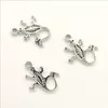 Atacado 100 pcs liga gecko tibetano pingentes de prata encantos para jóias fazendo bracelete Brincos DIY 18x15mm