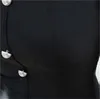Femmes corps sculptant maillot de bain noir perle solides sur l'épaule fil froncé Bandeau une pièce maillot de bain 231 W2