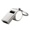 Sublimazione Blank Whistle Keychain Favore La lega di zinco Nome fai-da-te Portachiavi Pendente di rivestimento di trasferimento di calore a due lati GCB14426