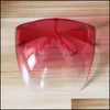 Kepsar Masker Gear Cykel Sport Utomhus Kvinnor Face Shield Glasögon Säkerhet Vattentät Glasögon Anti-Spray Mask Protective Goggle Glass SunGL