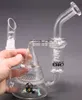 BIO Beaker Bong Fliter Perc Hookahs Heady Glass Sprial Bubbler Bongs 두꺼운 오일 굴착 장치 수도관 Recycler Dab Rig